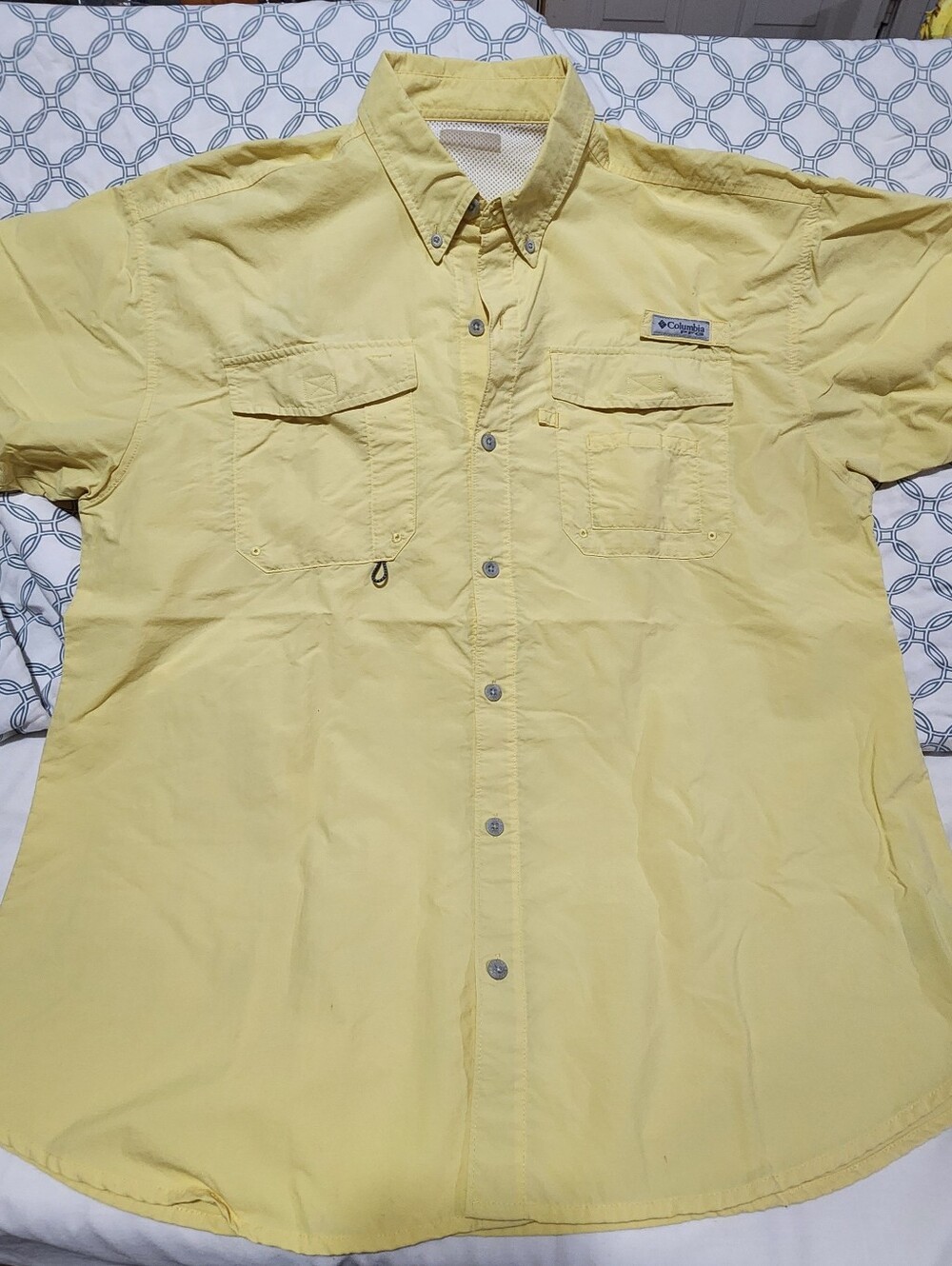 Columbia Men's PFG Bahama II Short Sleeve Fishing Shirt. Sz Xl